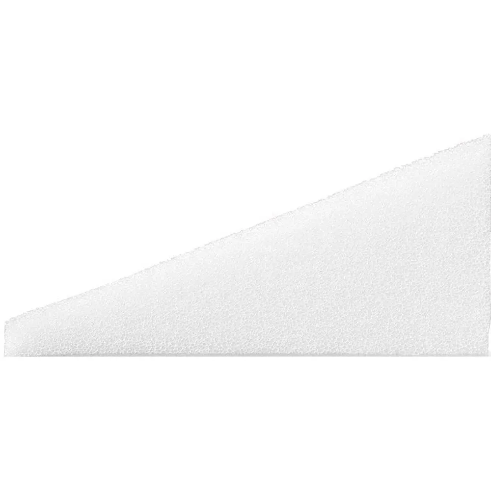 Loose Wedge Sponges - 1.625" x 0.687" x 1" Thick - White - Latex-Free / 100 per Bag X 12 Bags = 1,200 Wedge Sponges