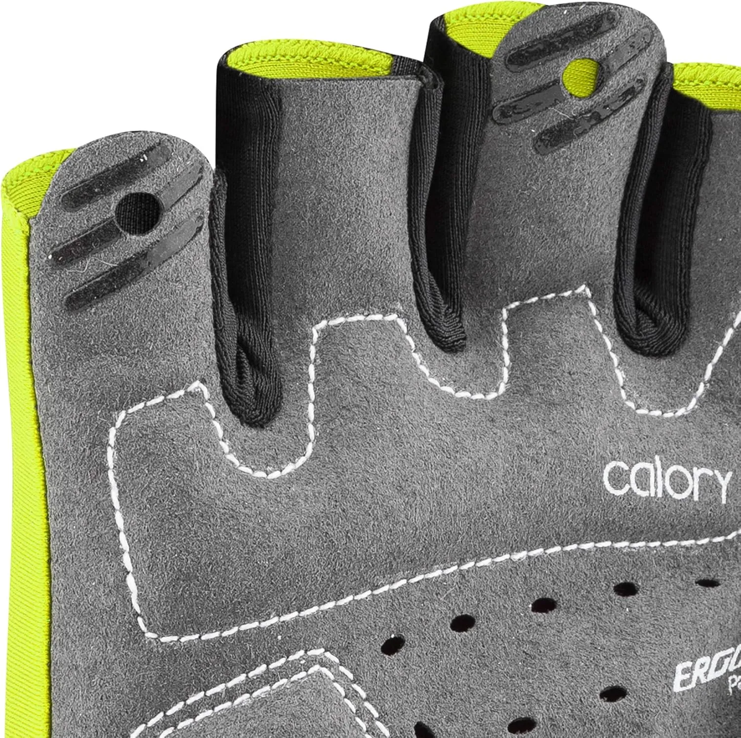 Louis Garneau, Men's Calory Padded, Breathable, Shock Absorbing, Half Finger Bike Gloves