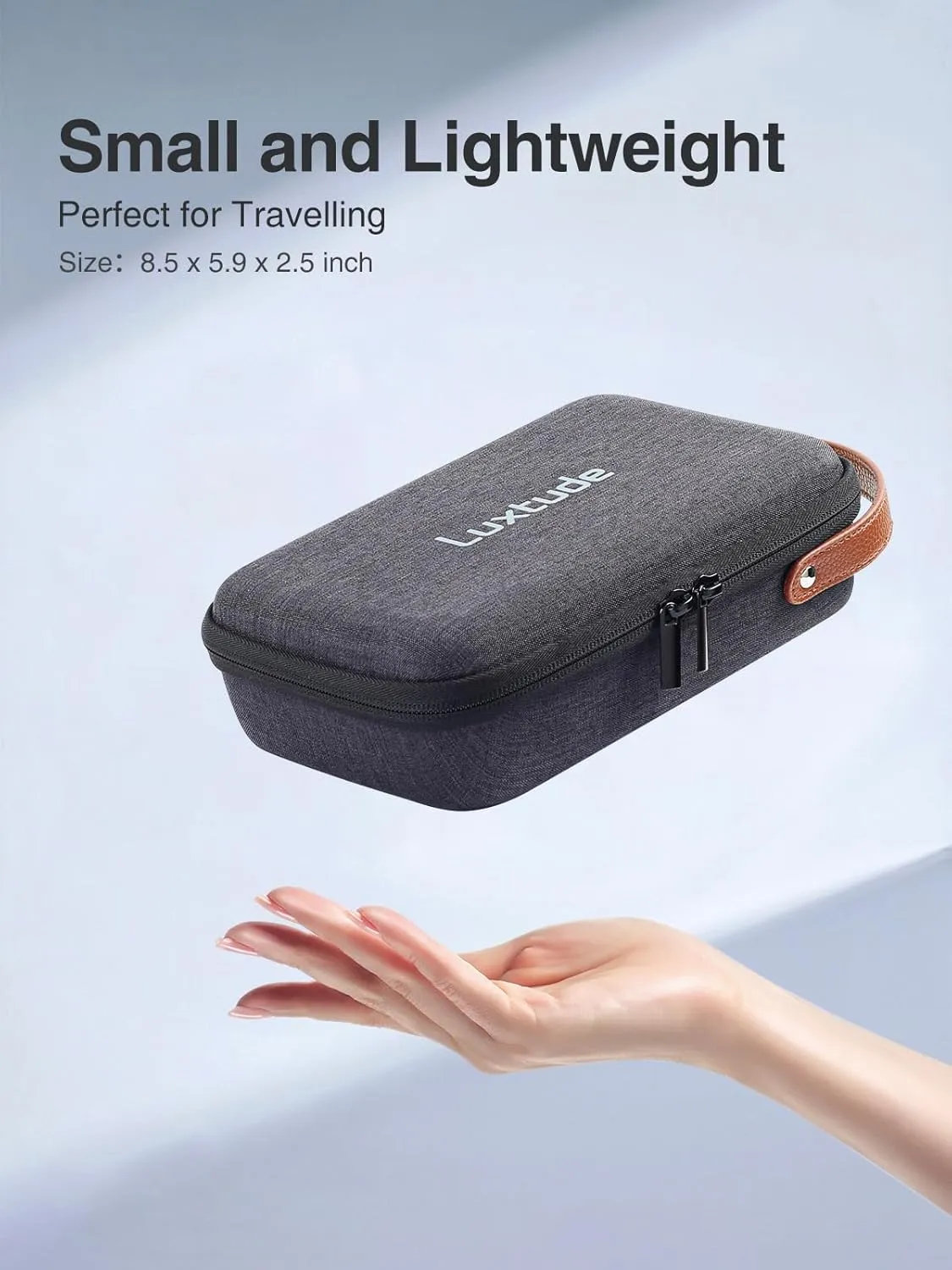 Luxtude Electronics Organizer Travel Case, Tech Organizers Travel Case, Hard Charger Organizers, Portable Cable Organizer, Travel Essentials for Charger/Mouse/Cash/Card/Pen, Tech Gifts