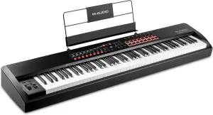 M-AUDIO Hammer 88 Pro - 88 Key USB MIDI Keyboard Piano Controller with Weighted Hammer Action Keys, Beat Pads, and Native Instruments Sound Package (NKS Integration)