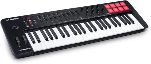 M-AUDIO Oxygen 49 (MKV) - 49 Key USB MIDI Keyboard Controller with Beat Pads, Smart Chord, Scale Modes, Arpeggiator and Native Instruments Sound Package (NKS Integration)