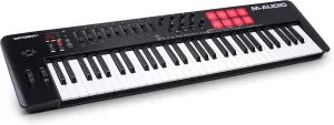 M-AUDIO Oxygen 61 (MKV) - 61 Key USB MIDI Keyboard Controller with Beat Pads, Smart Chord, Scale Modes, Arpeggiator and Native Instruments Sound Package (NKS Integration)