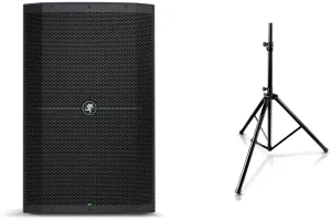 Mackie Thump215XT 1400W 15" Speaker Bundle with Pyle Universal 6' Tripod Speaker Stand Mount Height Adjustable Up to 70"