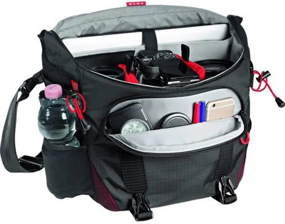 Manfrotto Bumblebee M-10 PL, Professional Photography Camera Bag, for Mirrorless, Reflex and DSLR Cameras, with Pocket for 13" PC, with Internal Divider System and Camera Protection System - Black
