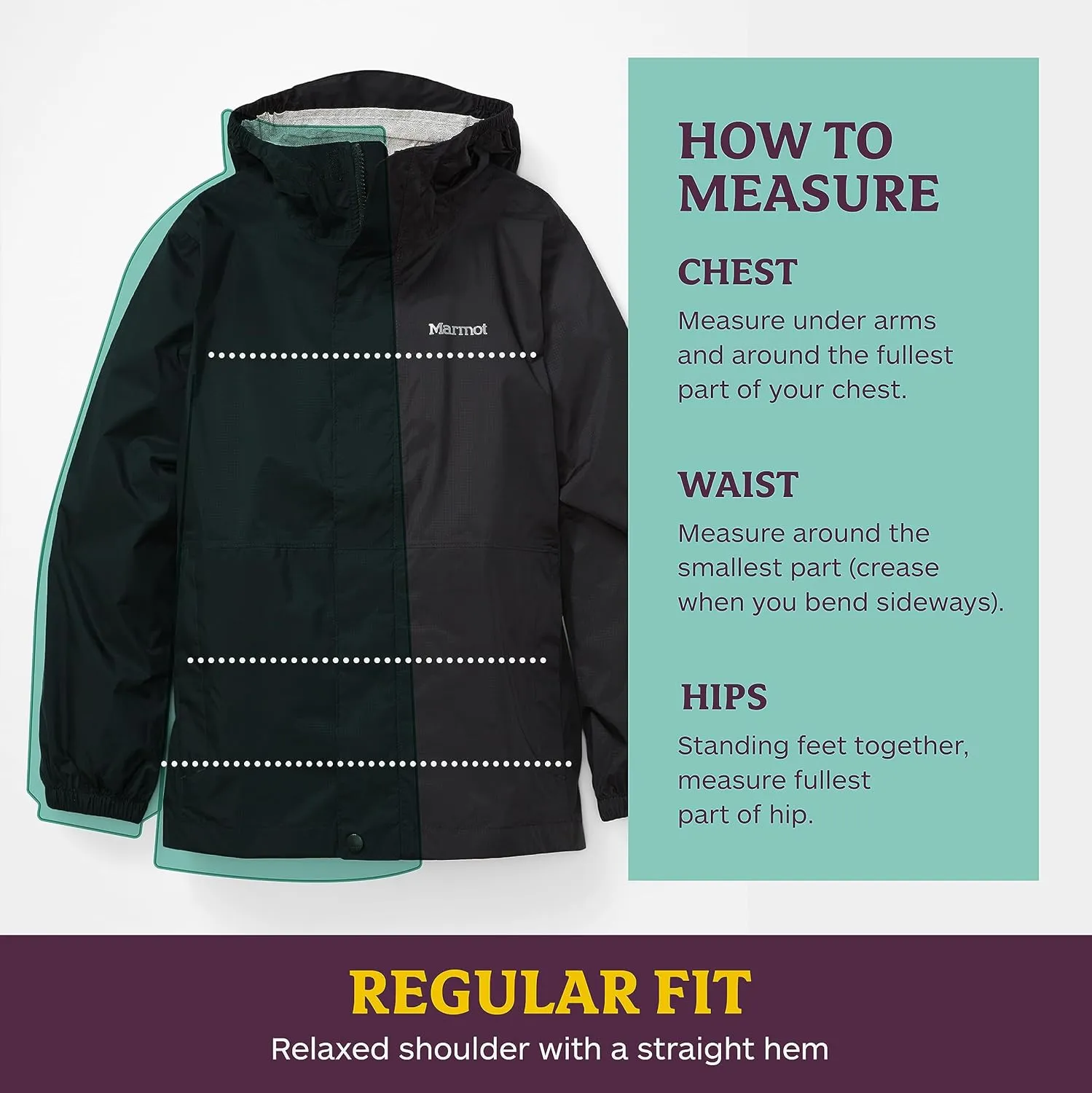 MARMOT Boys' Kid's Precip Eco Jacket