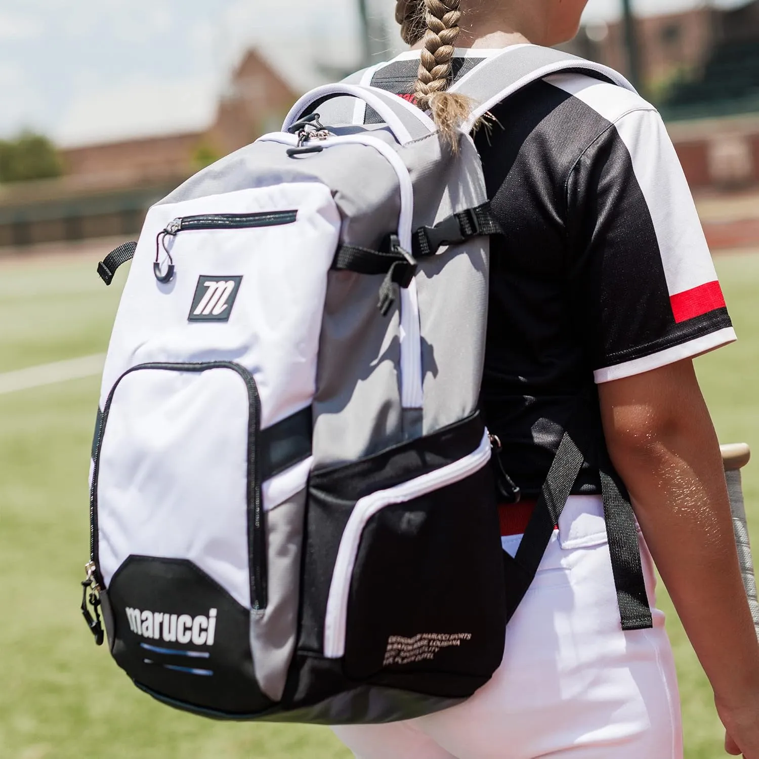 MARUCCI Valor Baseball BAT Pack, White/Royal Blue