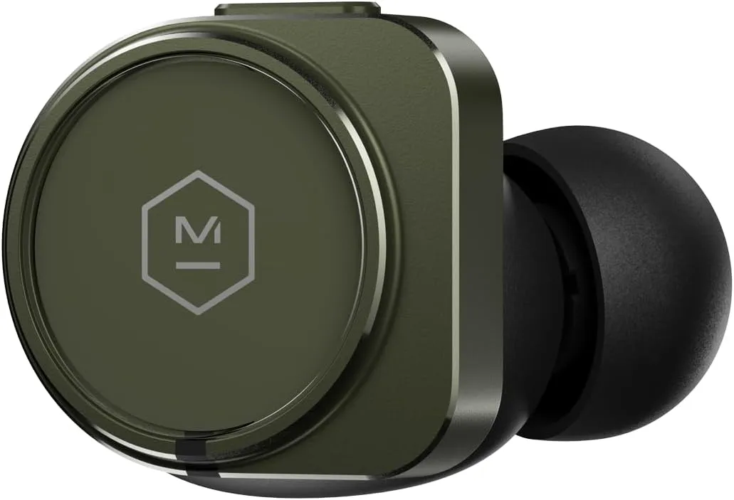 Master and Dynamic MW09 True Wireless Earphones Bluetooth Noise Cancelling Headphones/Earbuds Green