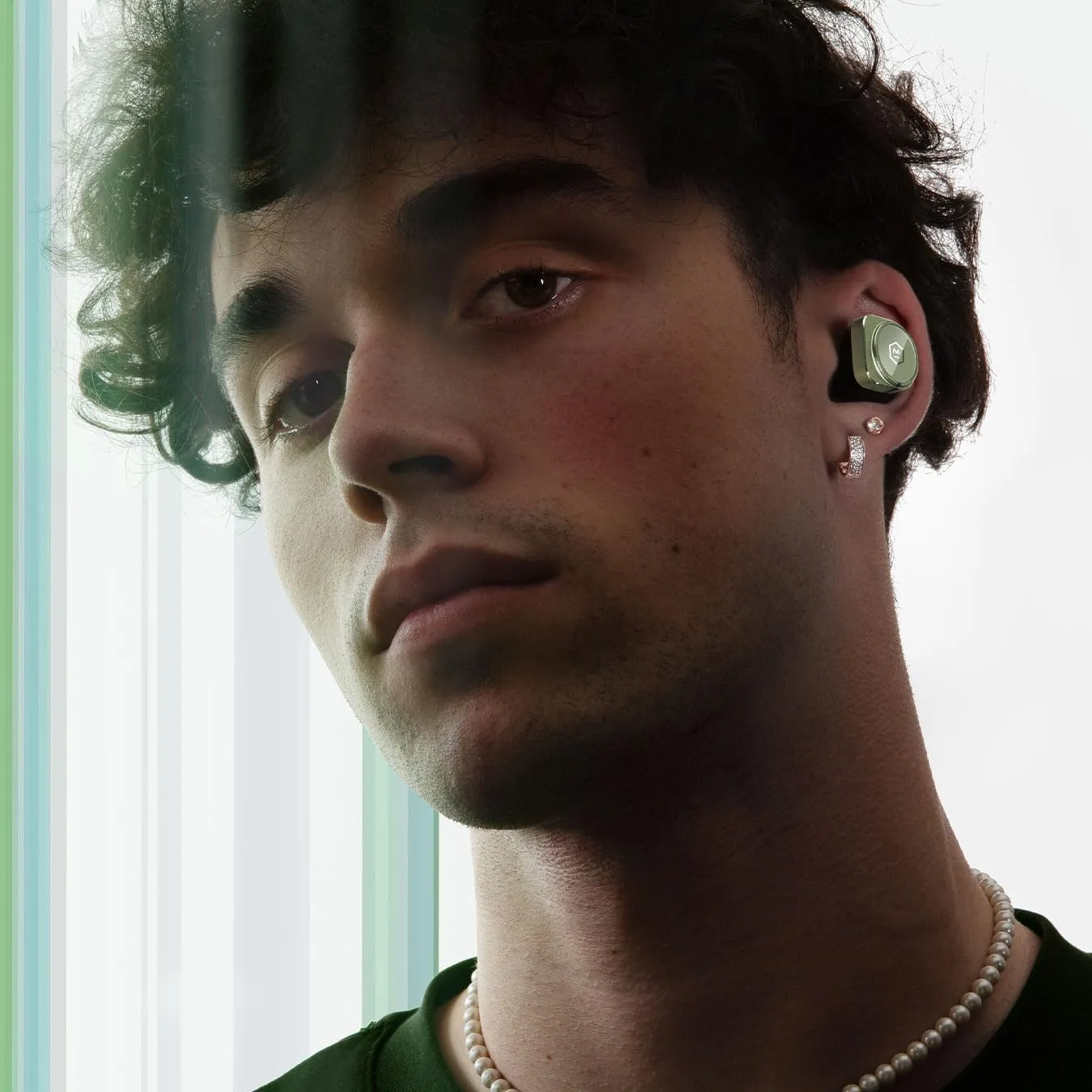 Master and Dynamic MW09 True Wireless Earphones Bluetooth Noise Cancelling Headphones/Earbuds Green