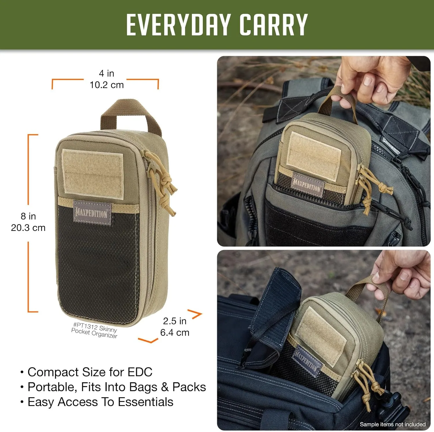 MAXPEDITION Skinny Pocket Organizer