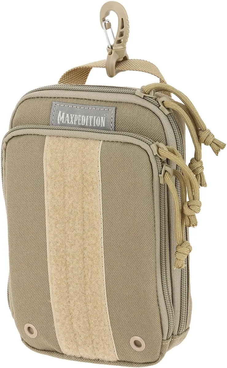 MAXPEDITION ZipHook Pocket Organizer - Large (Khaki)
