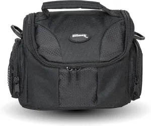Medium Soft Padded Digital SLR Camera Travel Case/Bag with Clip-on Detachable and Adjustable Strap for Sony Alpha DSLR SLT-A33, A35, A37, A55, A57, A58, A65, A77, A77 II, A99, A100, A200, A230, A290, A300, A330, A350, A380, A390, A450, A500, A560, A550, A