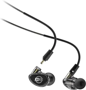 MEE Audio MX1 PRO Advanced Dynamic Driver Musician's in Ear Monitor Headphones with Balanced Sound; Noise Isolating Earbuds Earphones w/Memory Wire, Optional Customization & Detachable Cables