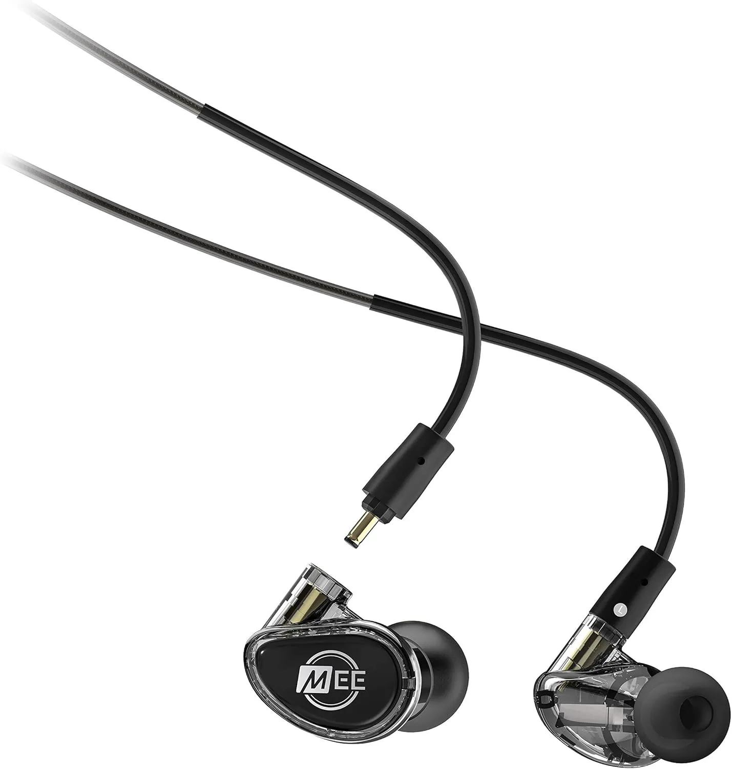 MEE Audio MX1 PRO Advanced Dynamic Driver Musician's in Ear Monitor Headphones with Balanced Sound; Noise Isolating Earbuds Earphones w/Memory Wire, Optional Customization & Detachable Cables