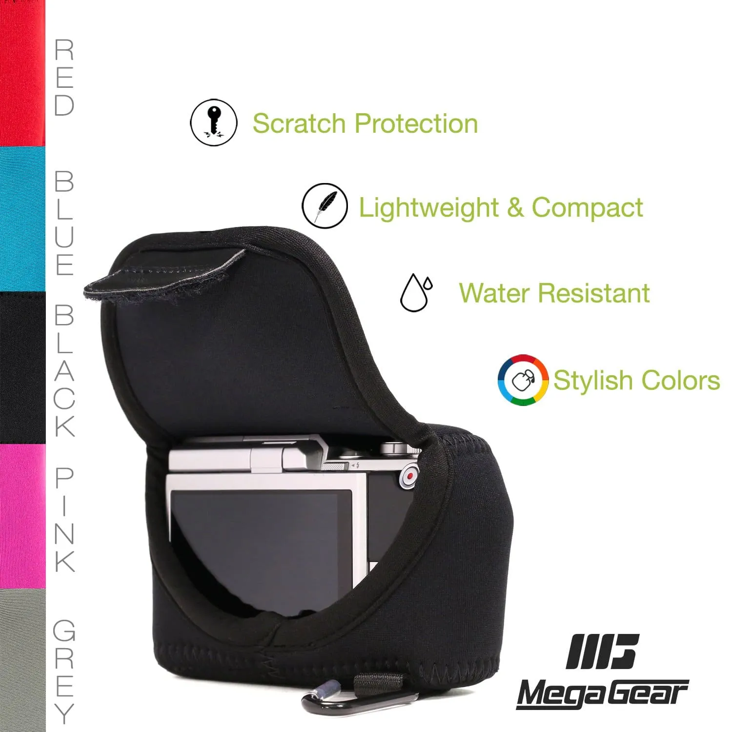 MegaGear Nikon 1 J5 (10-30mm), J4 Ultra Light Neoprene Camera Case