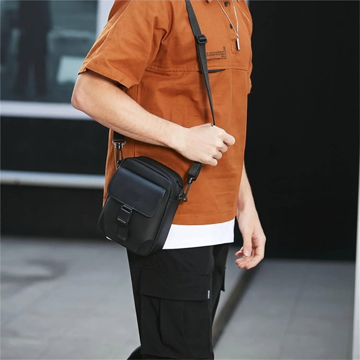 Men's Crossbody Bag Men Waterproof Light Weight Shoulder Bag Phone Bicycle Sling Bag Man Messenger Bag For Outings