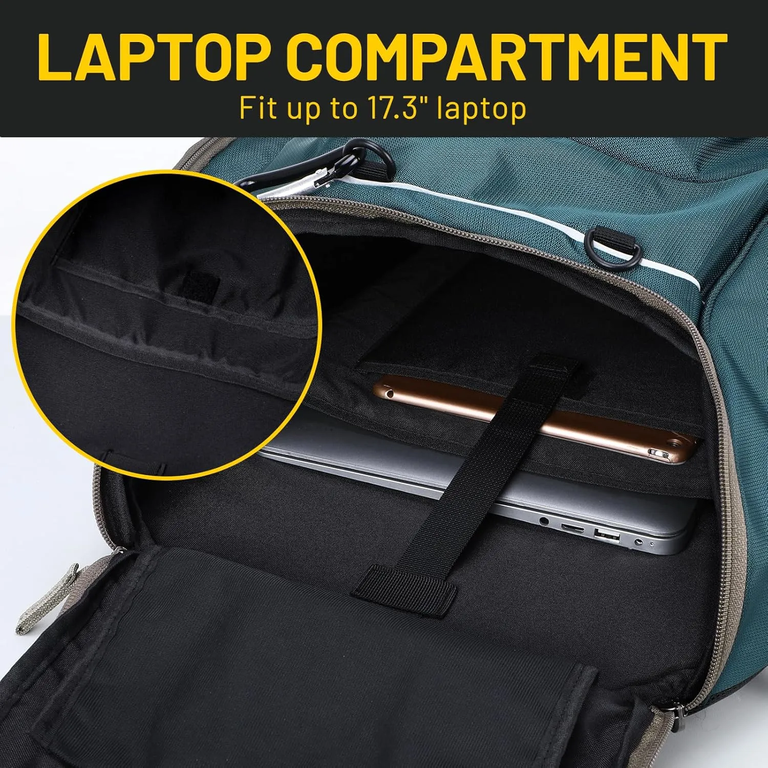 MIER Basketball Backpack Large Sports Soccer Bag with Ball/Shoes Holder for Men Women Volleyball Gym Equipment Training, 40L