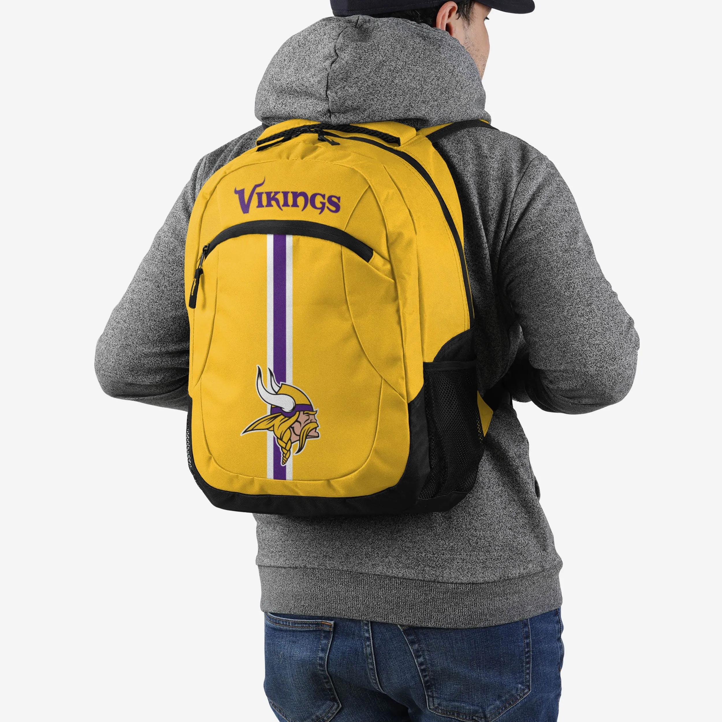 Minnesota Vikings Yellow Alternate Color Action Backpack