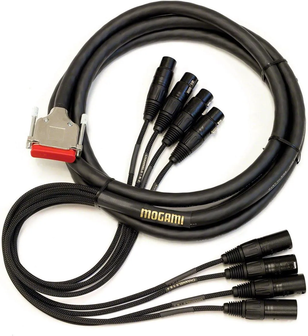 Mogami Gold AES TD DB25 XLR 25 AES Interface Compatible with All Tascam Format Machines 5 feet
