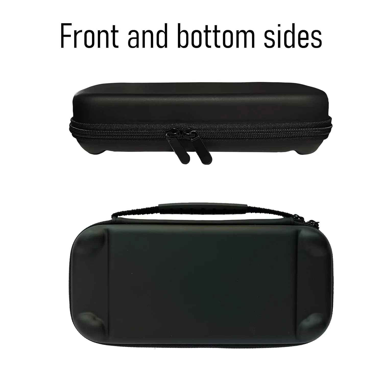 Monochrome Flowers Switch Case For Nintendo Switch OLED/Switch LITE/Switch Accessories, Meadow Cute Carry Protective Bag, Travel Game Console Cases, Controller Hard Shell Holder 20 Cartridge Slot J83