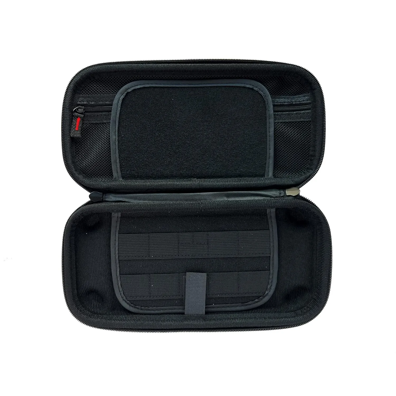 Monochrome Flowers Switch Case For Nintendo Switch OLED/Switch LITE/Switch Accessories, Meadow Cute Carry Protective Bag, Travel Game Console Cases, Controller Hard Shell Holder 20 Cartridge Slot J83