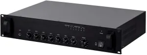 Monoprice Commercial Audio 60W 5ch 100/70V Mixer Amp with Microphone Priority (NO LOGO)