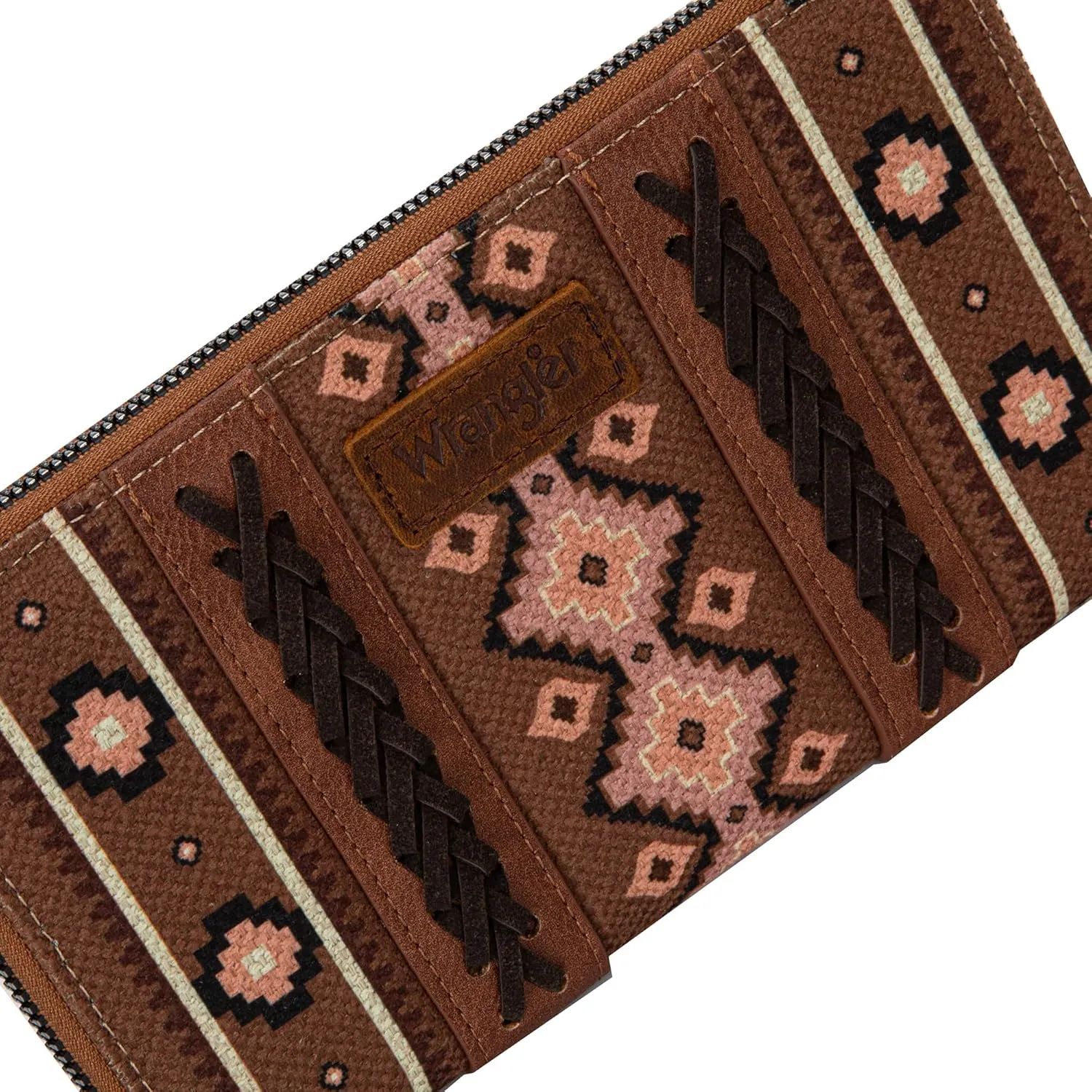 Montana West × Wrangler Wristlet Western Wallet Boho Aztec Credit Card Holder for Women