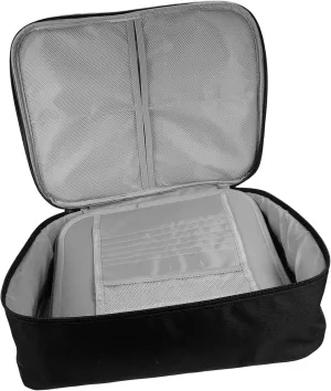 Multi-layer Id Storage Bag Travel Pouches Lock Large Organizer Pouch for Documents Photo and Travel Needs