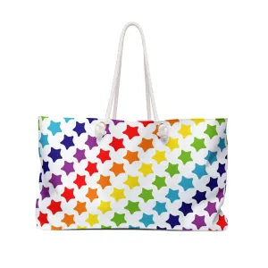 Multicolored Star Weekender Bag
