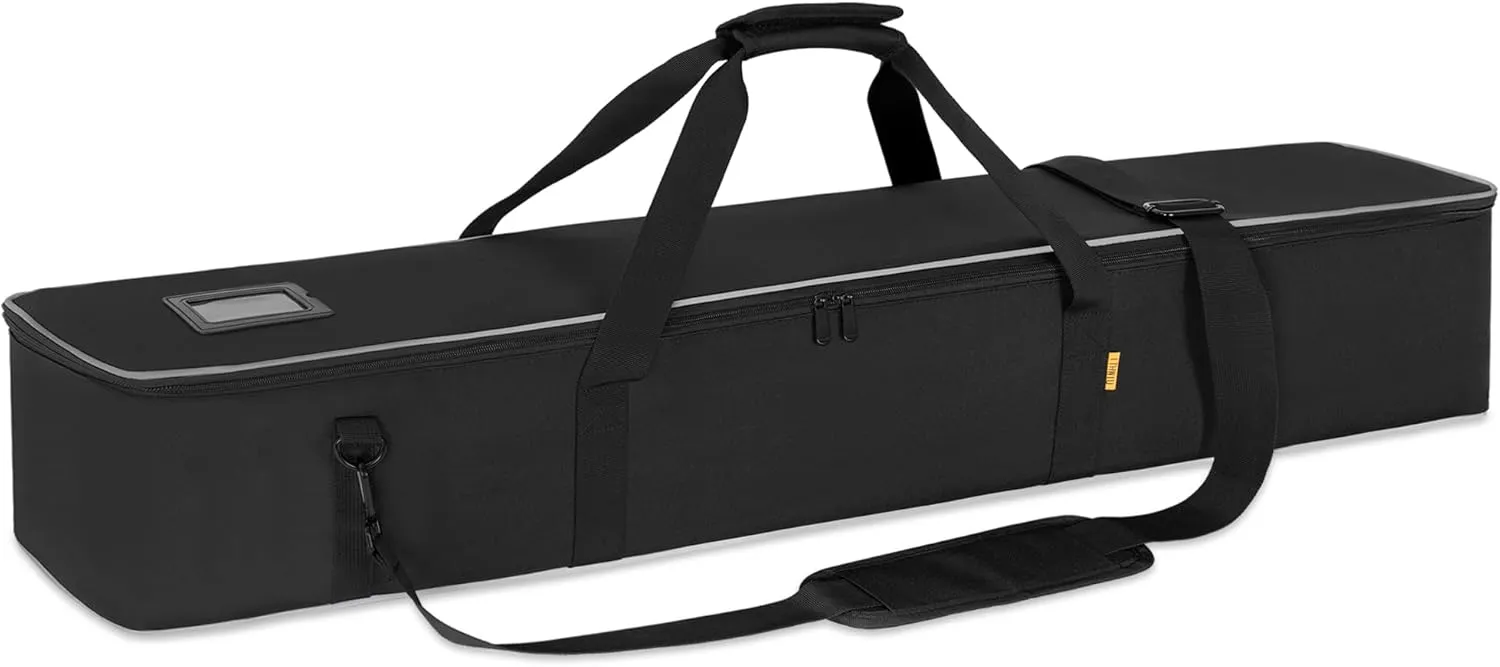Multifunctional Tripod Bag 40 X 7 X 7 Inches / 101.5 X 18 X 18 cm Heavy Duty Tripod Carrying Case with Handle for Lights, Speakers, Cameras, Booms, Microphone Stands, Black
