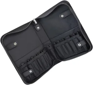 Multipurpose Makeup Brush Holder Case Slot Organizer Pouch for Cosmetics Travel Friendly Design Portable Makeup Brush Bag for Easy Carrying and Storage