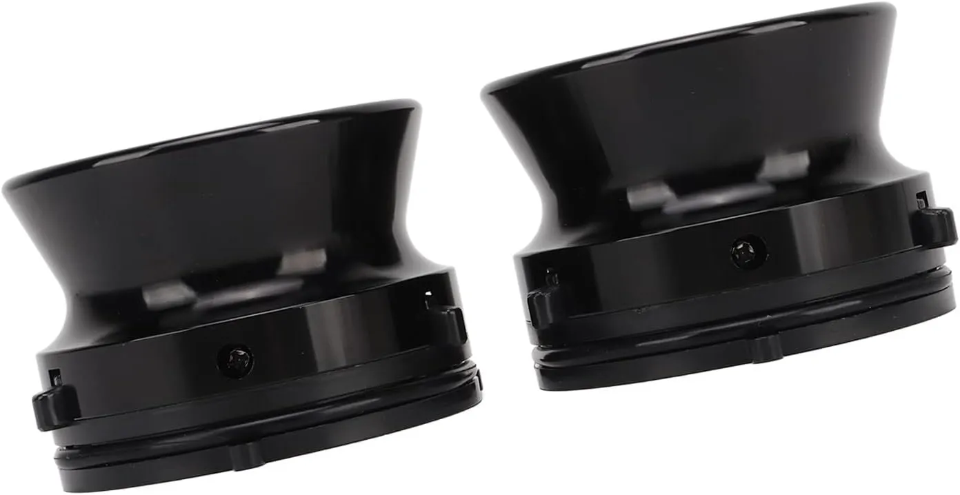 NAB Hub Adapter Polished Aluminium Alloy Universal Loading Device 10in Opener for Studer ReVox Akai Teac 1 Pair (Black)