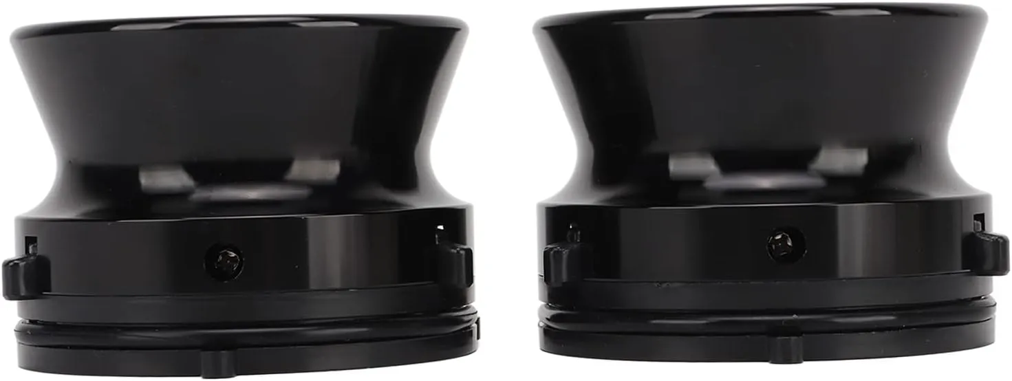 NAB Hub Adapters, Premium Aluminum, Universal Fit for Studer ReVox, Akai, Teac, Precision Audio Equipment for Configurations (Black)
