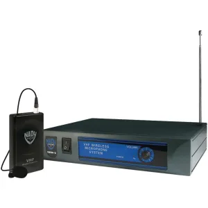 NADY DKW-3 LT/O/B 185.150 Mhz Wireless Lavalier Microphone System with WLT Transmitter & Lavalier Clip-on Microphone