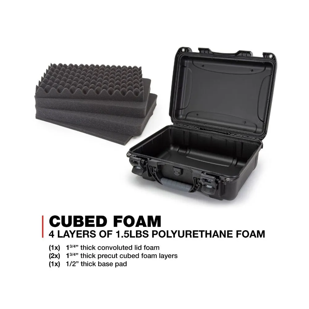 NANUK 925 - Black (Cubed Foam)