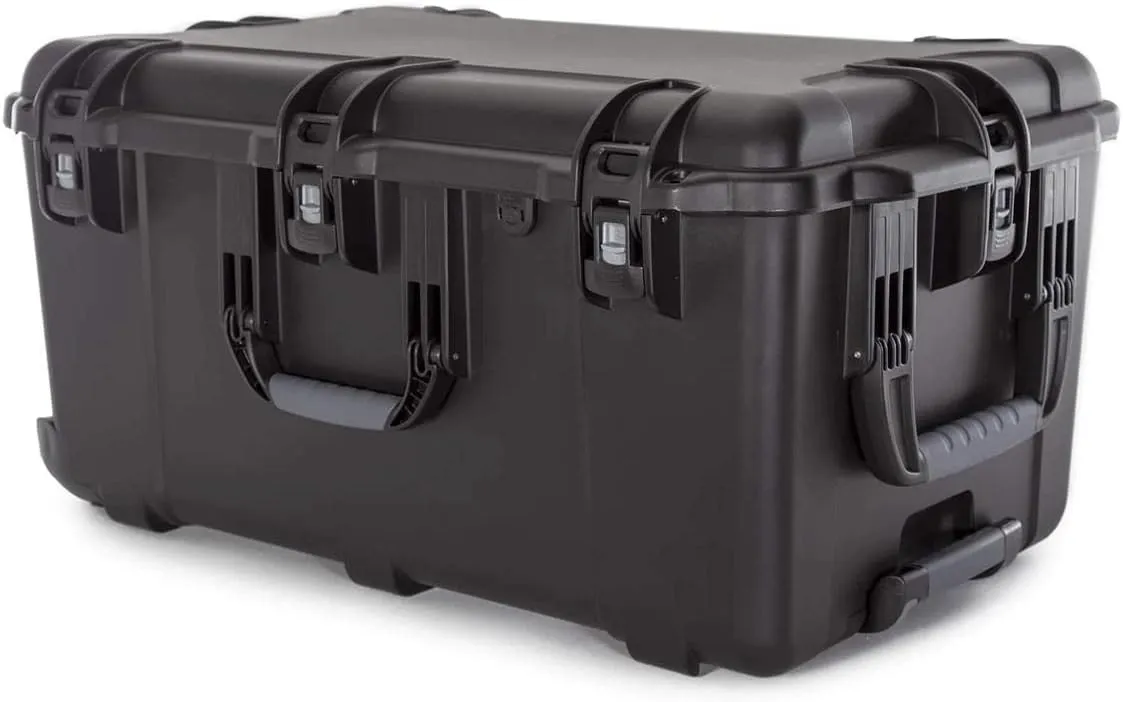 Nanuk Wheeled Series 965 Lightweight NK-7 Resin Waterproof Hard Case with Foam Insert, Black