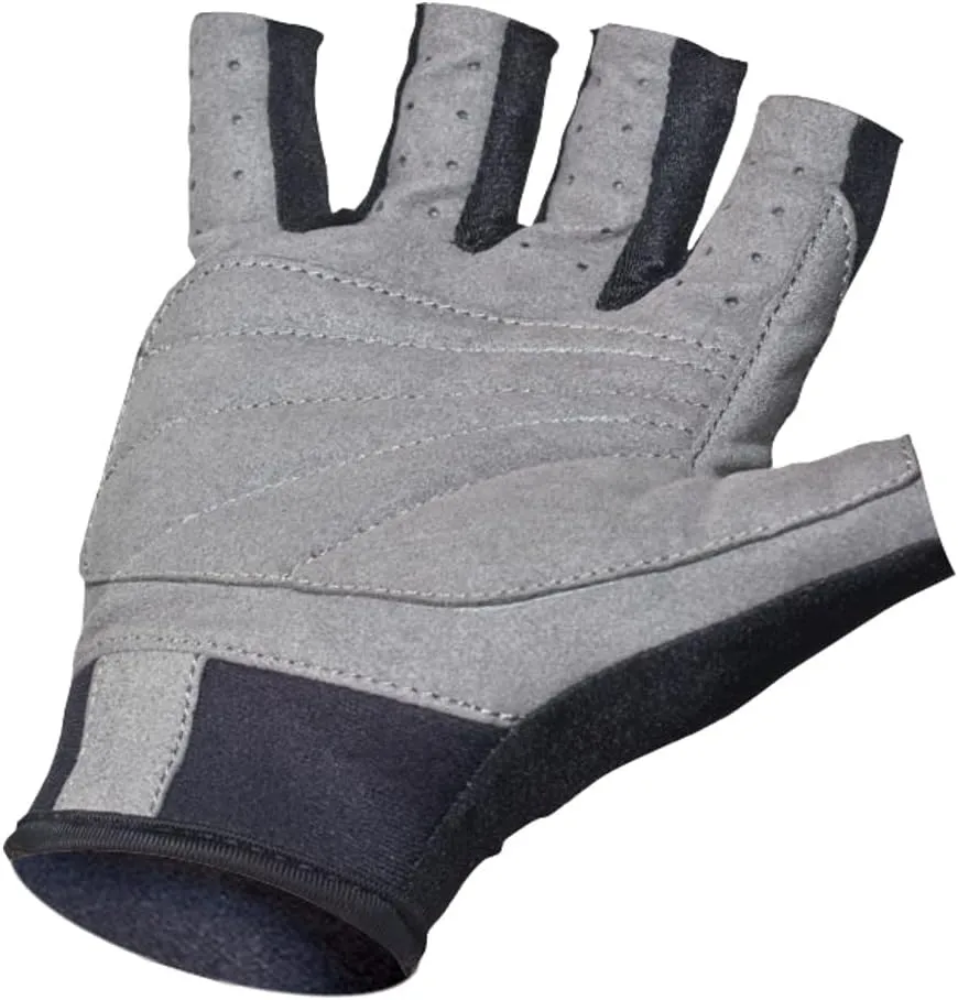 NeoSport 3/4 Finger Neoprene Gloves, 1.5mm - Unisex Design for Obstacle Racing, Biking, Sailing and Paddle Boarding - Offer Protection and a Reliable Grip - Soft, Comfortable Fit, Black, X-Small