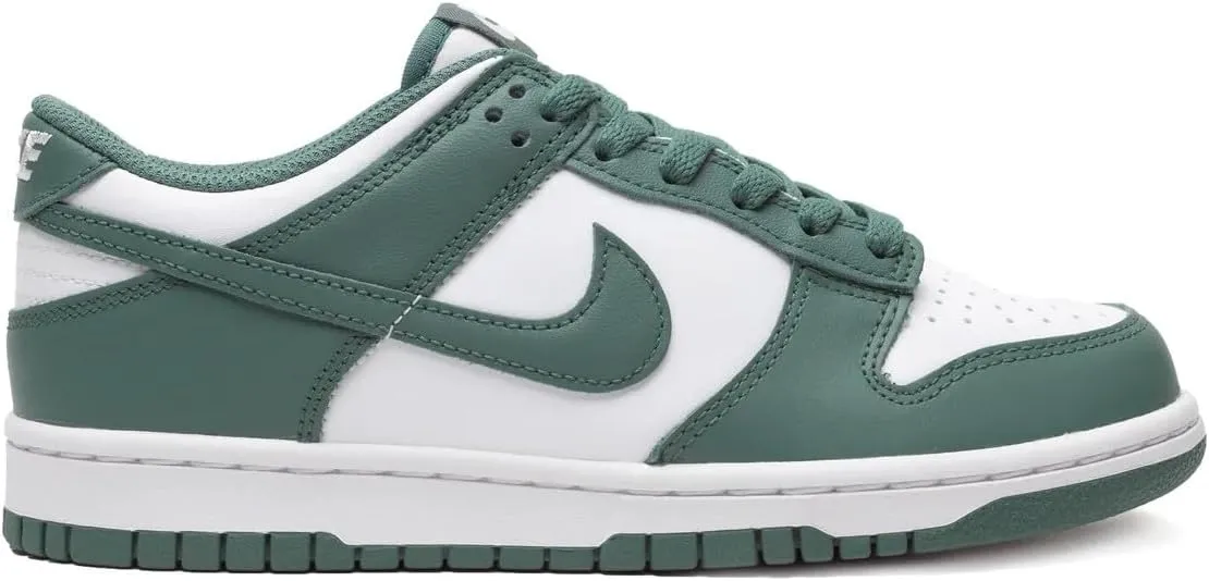 Nike Dunk Low Big Kids' Shoes (HF4798-100, White/Bicoastal) Size 6.5