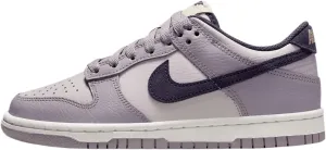 Nike Dunk Low Big Kids' Shoes (HQ3573-202, Light Violet Ore/Platinum Violet/Team Gold/Dark Raisin) Size 5