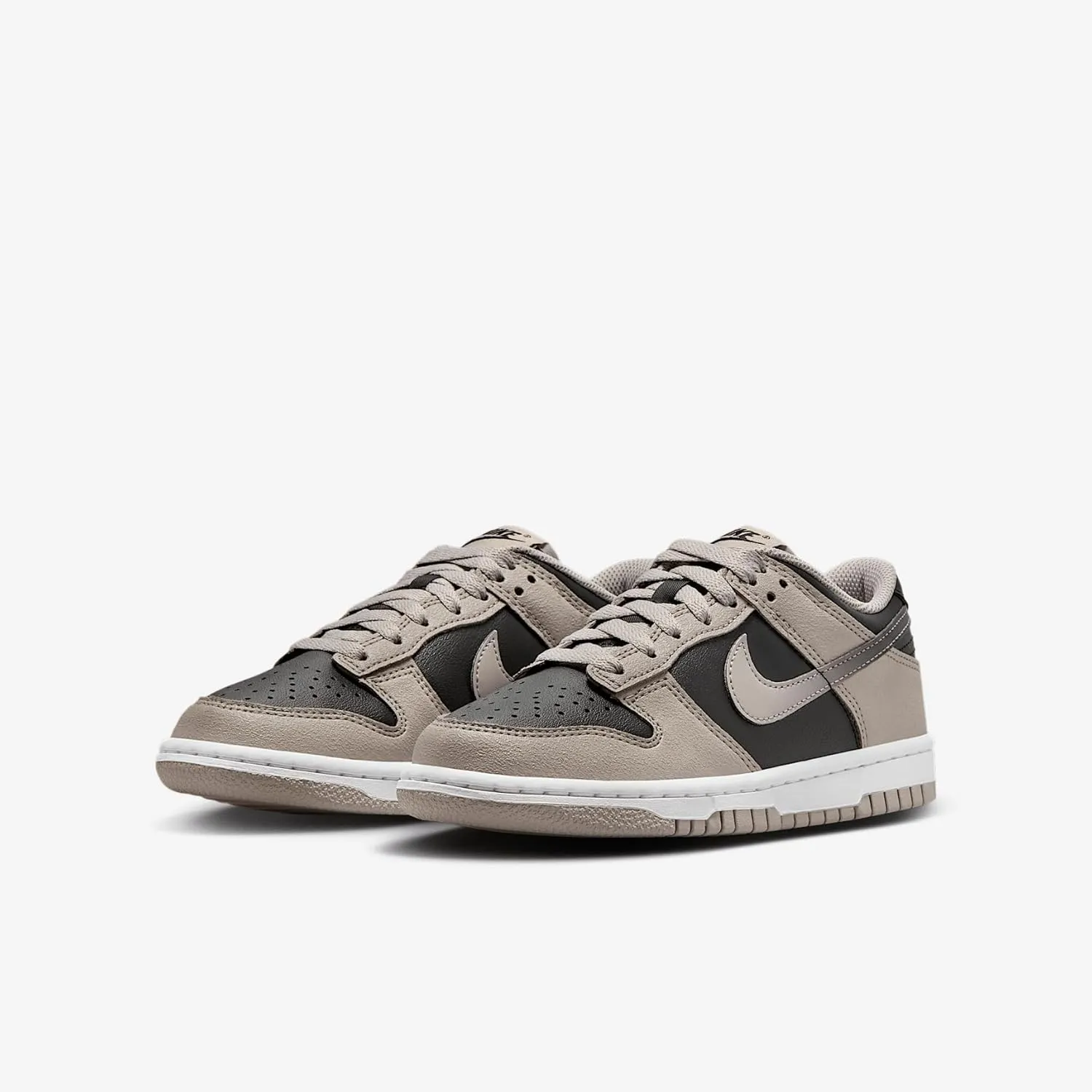 Nike Dunk Low Big Kids' Shoes (HV6363-009, College Grey/White/Black)