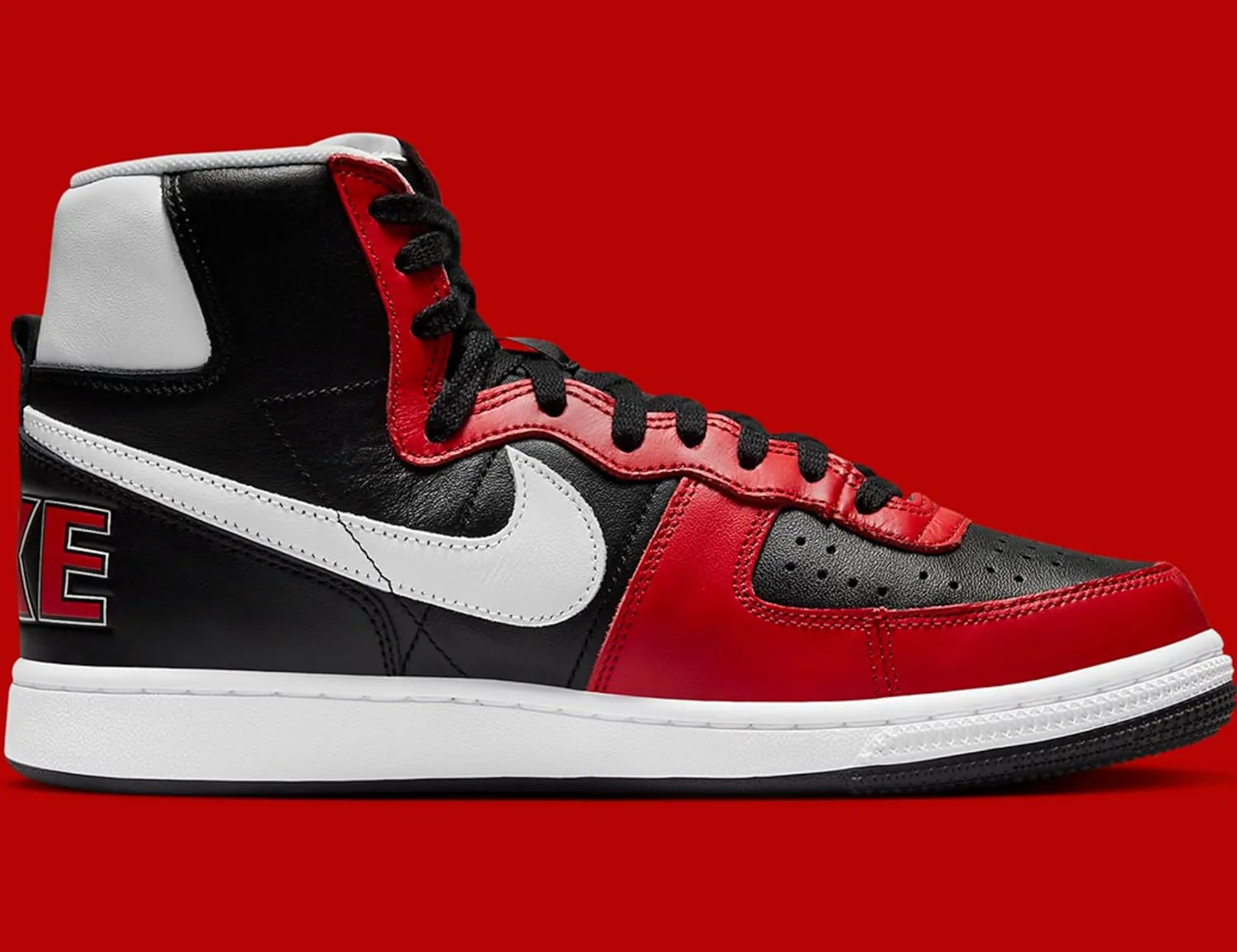 Nike Terminator High Men's Shoes (FN4442-001) (FN4442-001, Black/University RED/White)