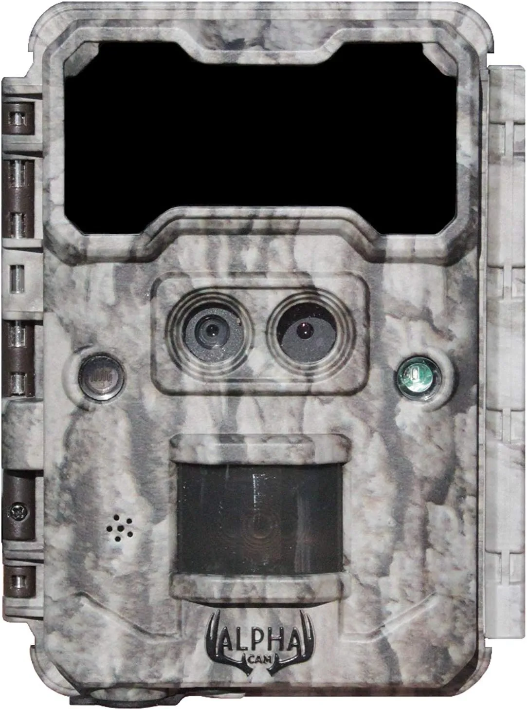 No Glow Dual Lens Outdoor Hunting Trail Camera 30MP 1080p 30fps IP67 Waterproof Scouting Cam with Ultra Fast Motion Trigger Speed and Recovery Rate 2.4" Color Viewscreen 48 940nm IR LEDs