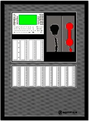 NOTIFIER ADDR-C4 - Audio Command Door for Cab-C4, Black