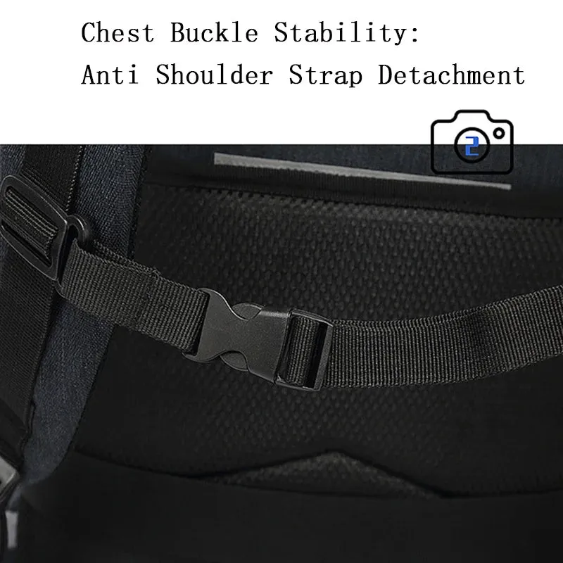 Nylon Waterproof Camera Backpack Multi-functional Outdoor Shoulder Bag for Canon Nikon Sony Xiaomi Laptop Tripod Lens Video Bag