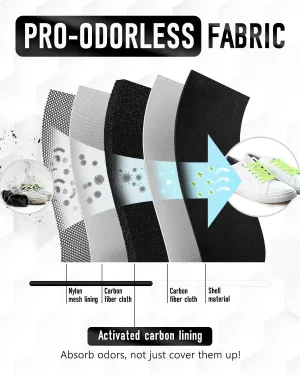Odor-Absorbing 2-Layer Large Golf Trunk Organizer with Activated Carbon Fabric - Water-Resistant Golf Shoe Bag for Shoes Balls Tees Clothes Gloves Golf Accessories, Fathers Day Dad Gifts for Men