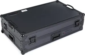 Odyssey FZGSRANE4W1BL Glide-style Flight Case for Rane Four with Wheels and 1U Rack - Black Label