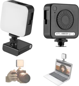 ORDRO Video Conference Lighting Kit, 2700K-6500K Dimmable, CRI 95 , 96 LED Beads Light with Clip for Conferencing Video Camera Lights w 3 Cold Shoe for Filming Remote Working Zoom Call Live Streaming