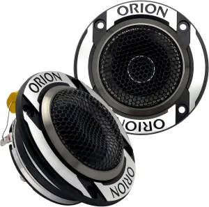ORION HCCA Series HCCA100NE 3” Super Shallow Neodymium Tweeters | Aluminum Diaphragm, 1” Voice Coil, 100W RMS, 400W Max, Built-in Crossover - High Performance Pro Car Audio Tweeter (Pair)