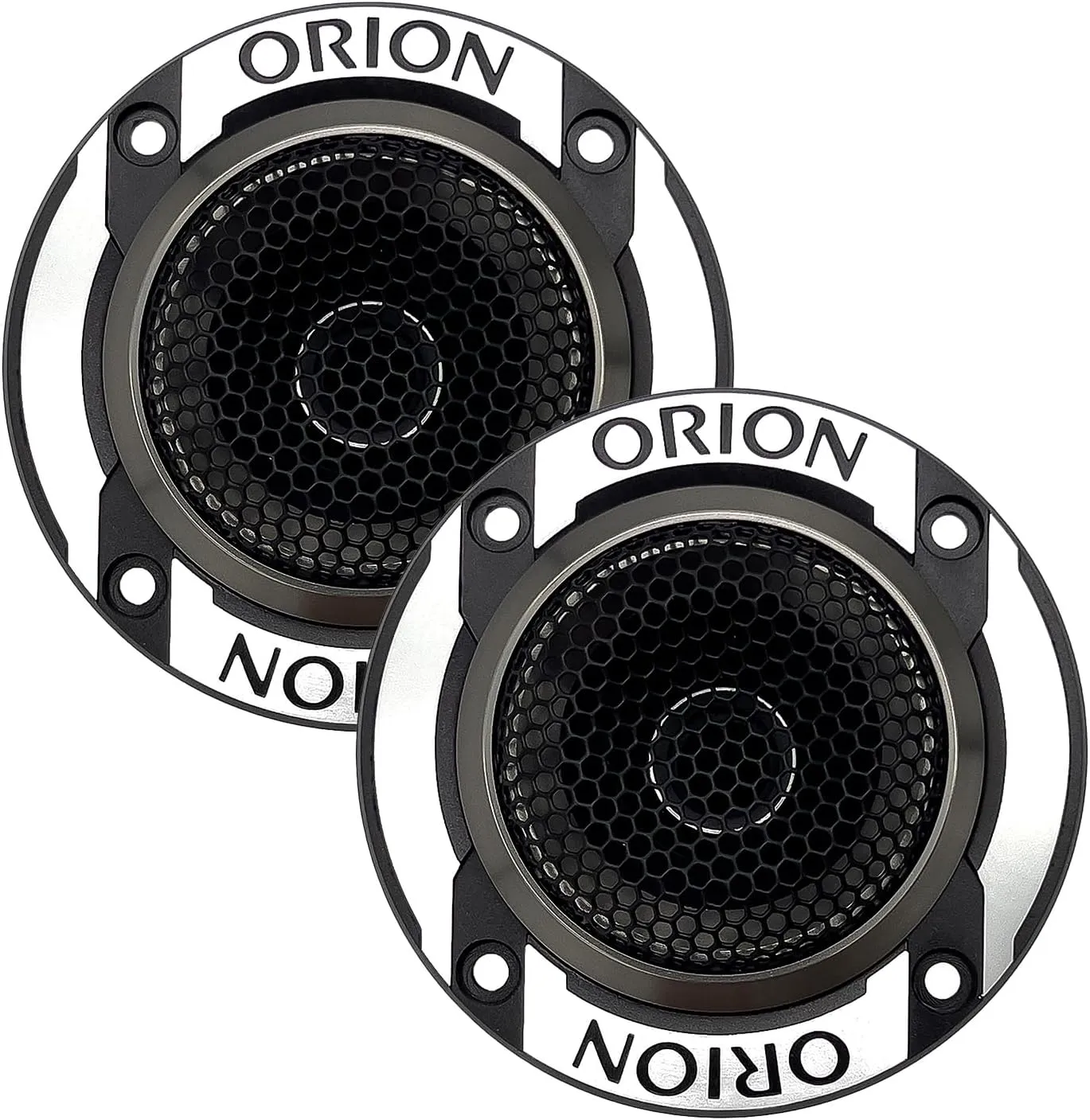 ORION HCCA Series HCCA100NE 3” Super Shallow Neodymium Tweeters | Aluminum Diaphragm, 1” Voice Coil, 100W RMS, 400W Max, Built-in Crossover - High Performance Pro Car Audio Tweeter (Pair)