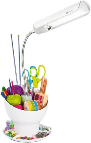 OttLite 13W Craft Space Organizer - Portable, Compact, Desk Organizer