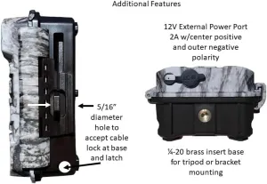 Outdoor Hunting Trail Camera 24MP 1080p IP67 Waterproof Scouting Cam with Ultra Fast Trigger Speed, 2.4" Color Viewscreen and 48 IR LEDs